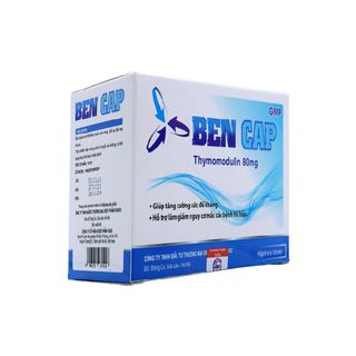 Viên uống tăng đề kháng Ben Cap hỗ trợ tăng để kháng cơ thể - Sản xuất Vgas - Hộp 60 viên