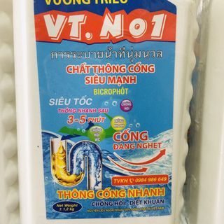 Chất thông cống siêu mạnh- thông tắc ngay lập tức Bicrophot (Loại 1.2 lít)