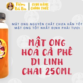 Mật ong TƯƠI hoa cà phê - Nông sản Di Linh Đà Lạt - Chai 250ml