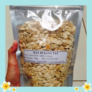 1kg hạt bí rang tay thơm giòn chất lượng giá rẻ