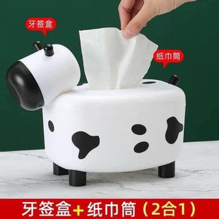 HỘP ĐỰNG KHĂN GIẤY BÒ SỮA