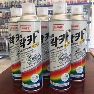 SƠN NHŨ BẠC LACQUER PAINT LCP-77 N900 NABAKEM chai 420ml (màu bạc)