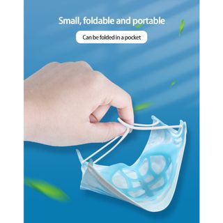Khung đỡ đặt bên trong khẩu trang 3D chất liệu mềm mại đàn hồi thoáng khí tiện lợi