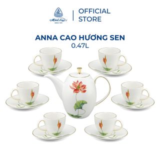 Bộ trà Cao cấp Minh Long cao 0.47 L - Anna - Hương Sen giá sỉ