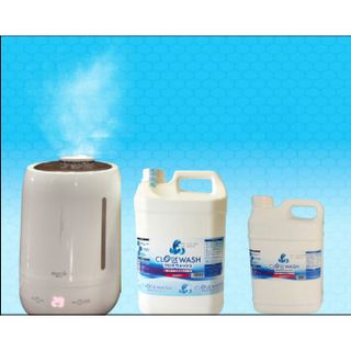 Dung dịch khử mùi dành cho máy phun sương Clodewash can 2 lít- tạo độ ẩm khử mùi hôi ẩm mốc thức ăn, mùi khai..