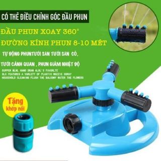 Vòi Phun Nước Tưới Cây, xoay tròn 360 Độ. Tặng kèm 1 khớp nối cấp nước cho béc phun 206799