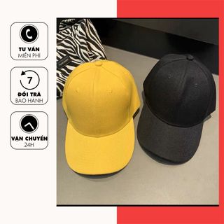 Mũ lưỡi trai - Nón kết màu trơn unisex nam nữ