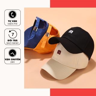 Mũ lưỡi trai - Nón kết chữ M form unisex.