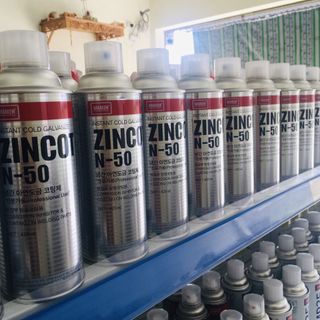 Sơn MẠ kẽm lạnh Rất Giàu kẽm ZINCOT N-50 Nabakem 420ml