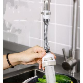 VÒI NƯỚC RỬA BÁT INOX TĂNG ÁP XOAY 360 ĐỘ ( Áp suất nước rất mạnh 3 CHẾ ĐỘ XẢ) - Tặng LAU BẾP ĐA NĂNG! 206797 [SKM]
