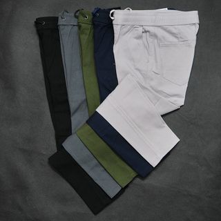Quần ống côn, kaki mềm mịn cao cấp [xám tro]