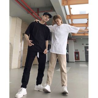 Áo thun tay lở Unisex – co giãn, thoáng mát [ Màu đen - 75kg trở xuống]