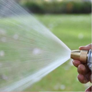 Rửa xe tưới cây Bộ dây và vòi xịt tăng áp lực nước 300% loại 25m cút đồng,nối đồng 206236