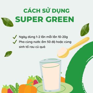 Combo 3 Hộp Sữa Thực Vật Hỗ Trợ Giảm Cân Ăn Kiêng Chứa Tảo Xoắn Đông Trùng Hạ Thảo Bột Rau Củ Quả SUPER GREEN ONEFARM
