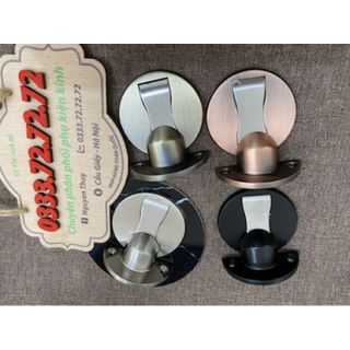 Chặn cửa thông minh, Hít Nam Châm, Chặn Cửa Như Vô Hình Dán Sàn, chống va đập - kèm miếng dán 3M & ốc vít, ảnh thật