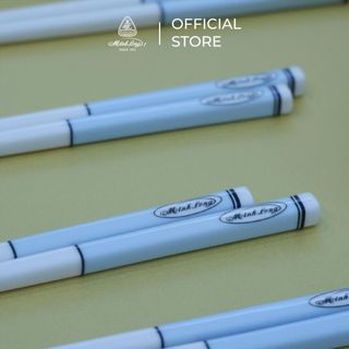Bộ 02 đôi đũa sứ Minh Long 24.4 cm - Màu xanh dương pastel - Hộp giấy