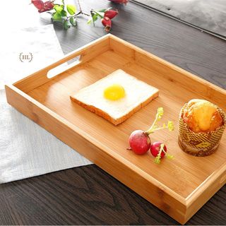 KHAY TRÀ GỖ TRE CAO CẤP CÓ TAY CẦM | KHAY TAY BẰNG