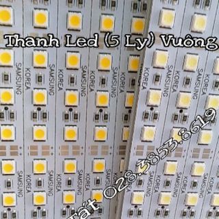 1 Vỉ 10 thanh led nhôm xéo đôi