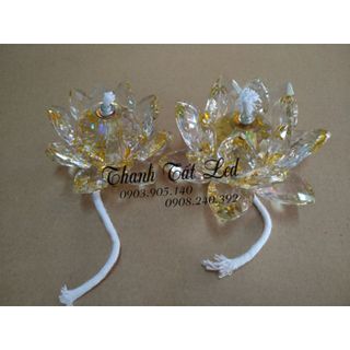 Sen Pha Lê Rời Gắn Đèn Dầu Lưu Ly Nhỏ