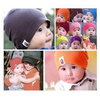 Mũ cotton chùm đầu cho bé sơ sinh