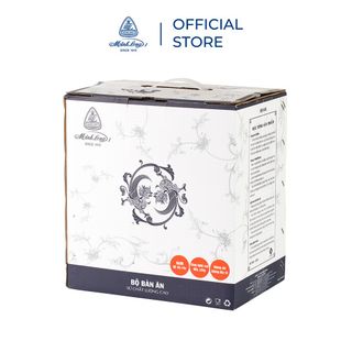 Bộ chén dĩa sứ Minh Long 36 sản phẩm - Daisy - Hồng Mai