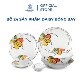 Bộ chén dĩa sứ Minh Long 24 sản phẩm - Daisy - Bóng Bay giá sỉ