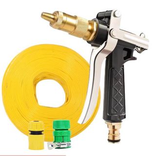 Rửa xe tưới cây Bộ dây và vòi xịt tăng áp lực nước 300% loại 25m cút nhựa,nối nhựa 206236 giá sỉ