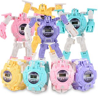 Đồ Chơi Đồng Hồ Đeo Tay Biến Hình Robot 2in1 Dành Cho Bé Trai và Bé Gái