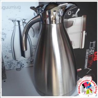 (HÀNG ĐẸP) Bình giữ nhiệt mỏ vịt 2L nóng lạnh ruột inox 304 cao cấp