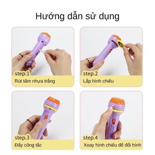 Đồ chơi đèn pin chiếu hình, 24 hình