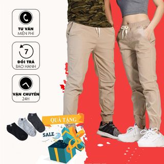 Quần jogger kaki unisex cá tính