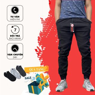 Quần jogger kaki nam trẻ trung năng động [kem]