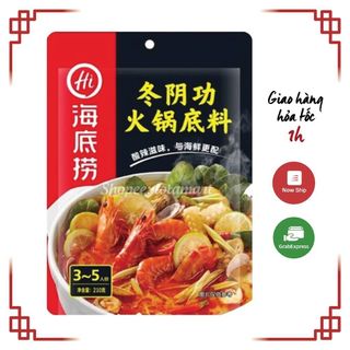 Gia Vị Lẩu Haidilao Tomyum Thái - Cốt Lẩu Hải Đế Lao Thượng Hạng - Hỏa Tốc 1-2H