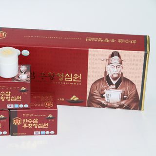 Sỉ An cung thanh tâm hoàn HANSUSAM ( 3.75g x 5 viên x 14 hộp/ thùng)