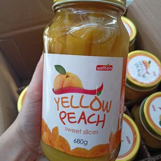 Đào Ngâm Yellow Peach hàn Quốc 680gr X 12