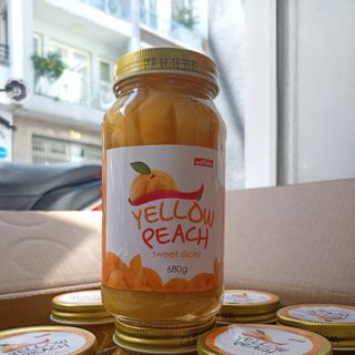 Đào Ngâm Yellow Peach hàn Quốc 680gr X 12