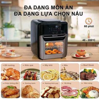 NỒI CHIÊN KHÔNG DẦU KUCHEN (9 trong 1) 12L