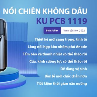 NỒI CHIÊN KHÔNG DẦU KUCHEN (9 trong 1) 12L