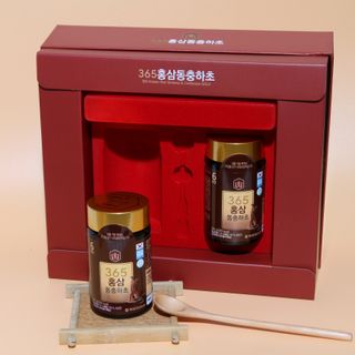 Sỉ Cao hồng sâm đông trùng HANSUSAM 365 ( 250g x 2 lọ x 10 hộp / thùng) giá sỉ