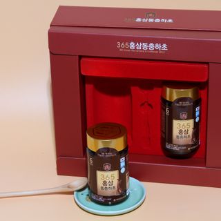 Sỉ Cao hồng sâm đông trùng HANSUSAM 365 ( 250g x 2 lọ x 10 hộp / thùng)