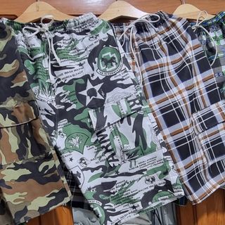 QUẦN SHORT NAM KAKI TÚI HỘP LÍNH RẰN RI