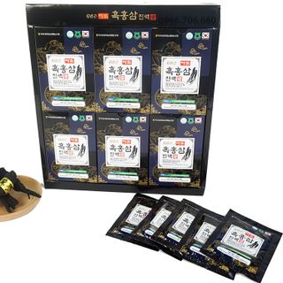 Bán Sỉ Nước Hắc sâm Hàn Quốc Giá Tốt ( 50ml x 30 gói x 5 hôp/ thùng)