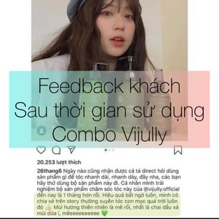 Bộ chăm sóc tóc cao cấp Vijully dầu gội bưởi, dầu xả dừa hoa cúc, xịt bưởi chính hãng