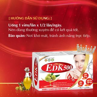 VIÊN UỐNG BỔ SUNG VITAMIN E EDK500 - DÂN KHANG