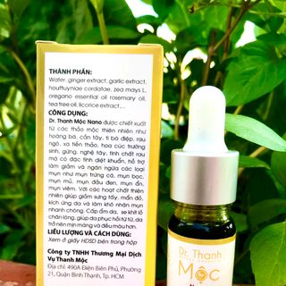 DR THANH MỘC Nano trị mụn, dưỡng da