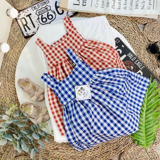 Váy kẻ thô bé gái - giá bán sỉ