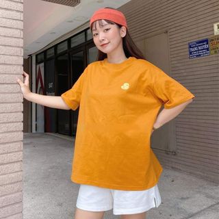 Áo thun form rộng in hình chú vịt cute, áo thun cotton siêu hot, ảnh chuẩn như hình 100%