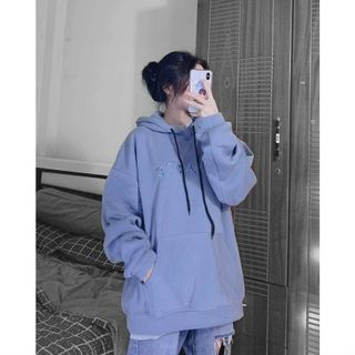 Áo hoodie tay phồng cánh dơi chất thun nỉ 70kg nón 2 lớp đẹp