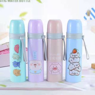 Bình giữ nhiệt học sinh inox cao cấp 500ml hình đẹp