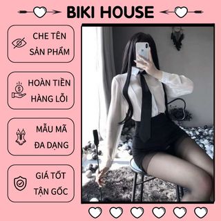 Cosplay thư ký gợi cảm kèm cà vạt sexy váy ngủ ôm body hóa trang nàng công sở khiêu gợi N717 - HCM - Giao Hỏa Tốc giá sỉ